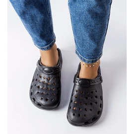 Crne pjenaste natikače iz Hayesa crna 1