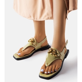 Zelene japanke s lancem iz Malija zelena 1