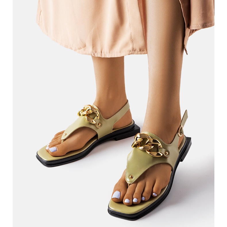 Zelene japanke s lancem iz Malija zelena 1