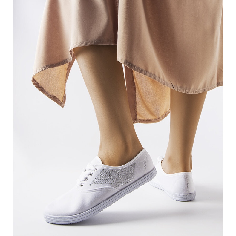 Bijele tenisice sa kamenčićima iz Godfreya bijela 1