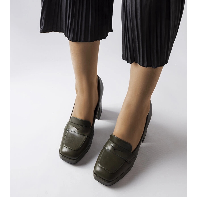 Tamnozelene cipele Inès zelena 1