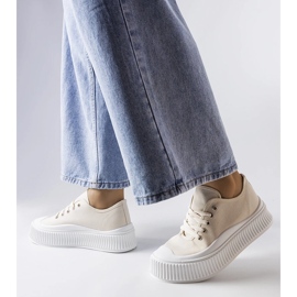 Bež tenisice s debelim potplatom iz Wallacea 1