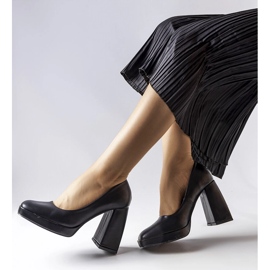 Crne cipele s visokom petom iz Maillyja crna 1