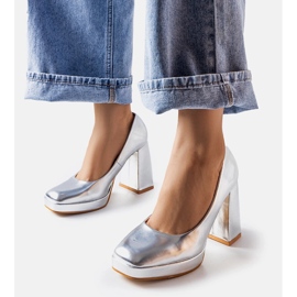 Srebrne cipele s visokom petom iz Maillyja srebro 1