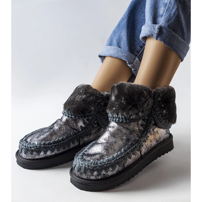 Sive metalik Eskimo izolirane čizme iz Maggi siva 1