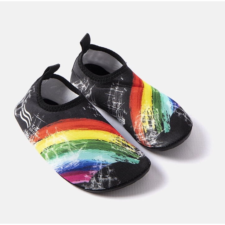 Dječje šarene cipele za vodu Slipen crna crna 1