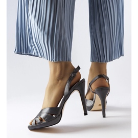 Alpaka sive sandale na visoku petu siva 1