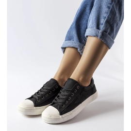 Inna Crne Padovano tenisice od tkanine crna 1