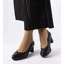 Inna Ploufe crne cipele na bloku crno 2