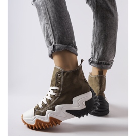 Zelene tenisice s debelim potplatom marke Toro zelena 1