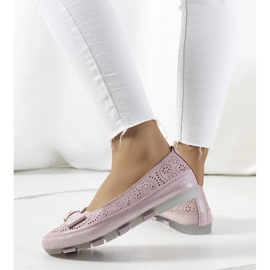 Catania ružičaste kožne natikače ružičasta 1