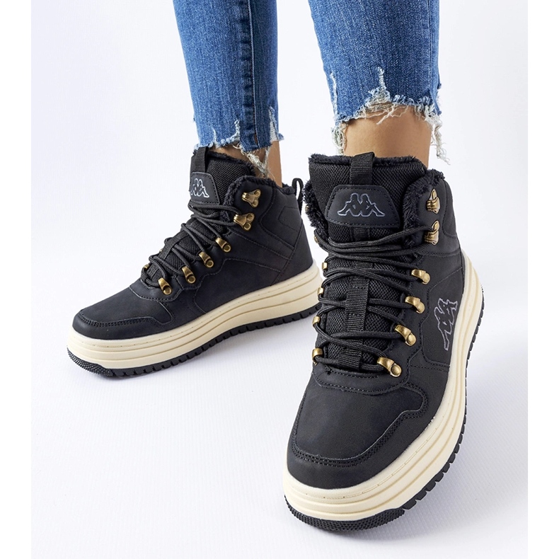 Kappa 243364 Tobin crne izolirane cipele crna 1