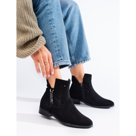 Ažurirane proljetne čizme Vinceza crne crno 2