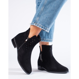 Ažurirane proljetne čizme Vinceza crne crno 1