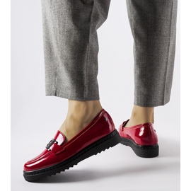 Inna Crvene lakirane mokasine marke Vinceza crvena 1