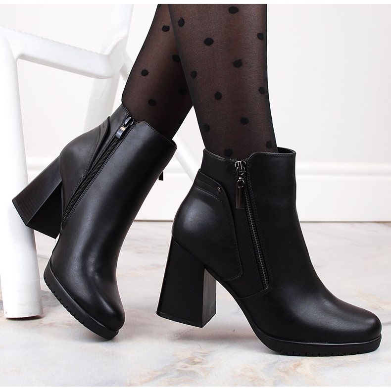 Ženske izolirane crne gležnjače Sergio Leone BT323 crna 1