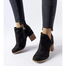 Artemisia crne gležnjače na visoku petu crna 1