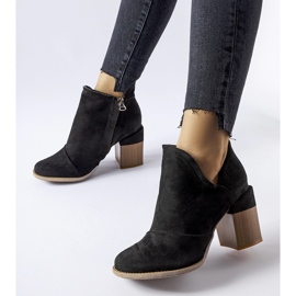 Artemisia crne gležnjače na visoku petu crna 2