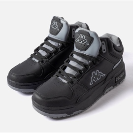 Crne i sive unisex cipele Kappa 243316 Jonscha crno 1