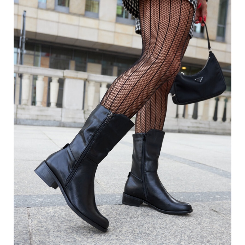 Crne izolirane visoke čizme Mayonga crno 2