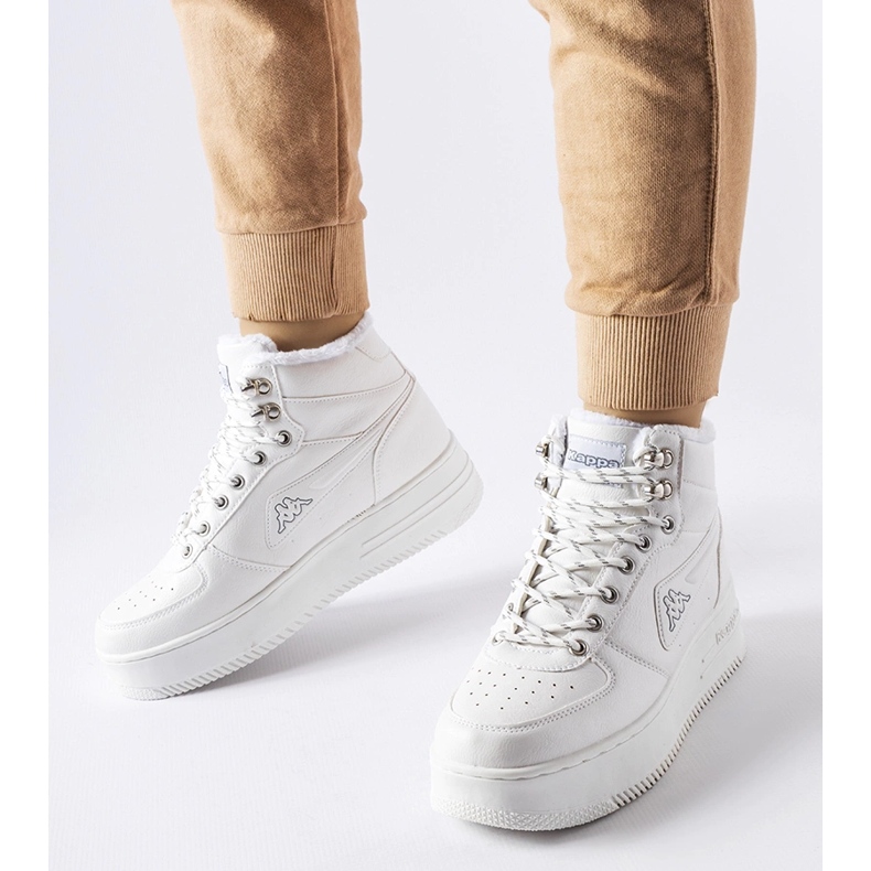 Kappa 243047 Fallou bijele izolirane cipele bijela 1