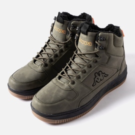 Zelene izolirane cipele Kappa 243046 Krzno zelena 1