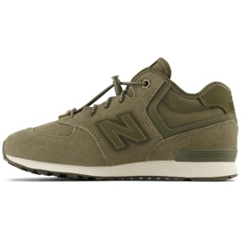 New Balance W JrGV574HG1 izolirane cipele zelena 1