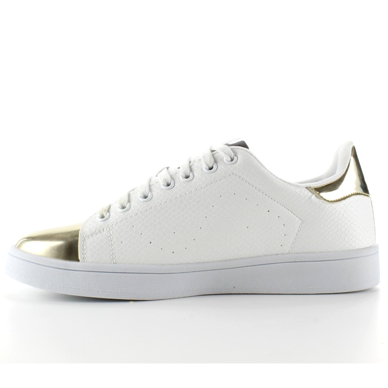 Tenisice s metalnim prstima YP-01 Gold bijela žuta boja 1