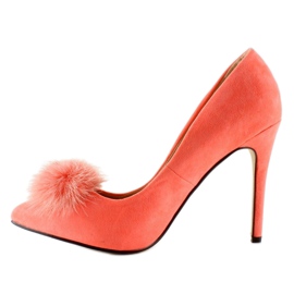 Igle s pomponom ZJ-06 Narančastih limenki ružičasta 1