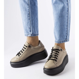 Bež brogovi LS5379 Taupe 1