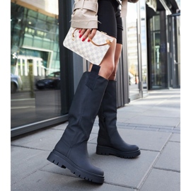 Mat crne Jayden čizme s izolacijom crna 2