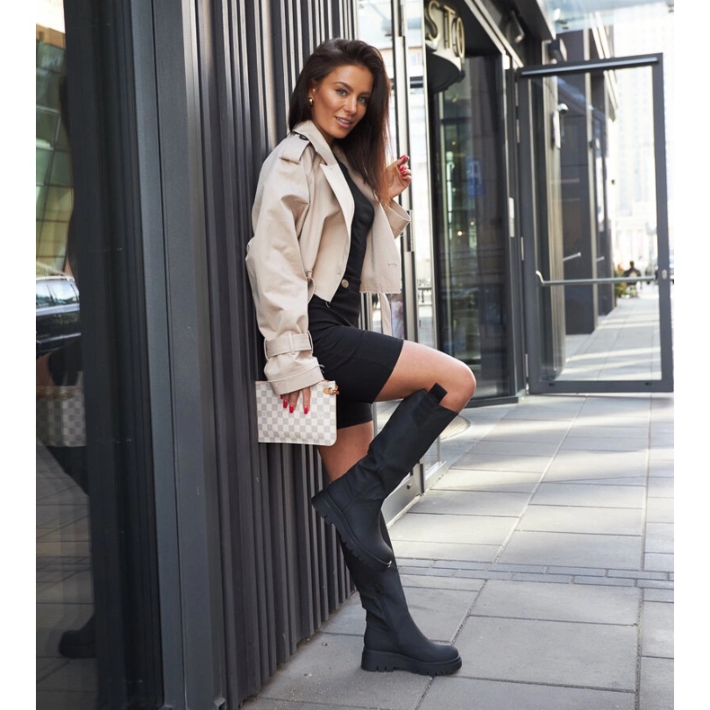 Mat crne Jayden čizme s izolacijom crna 1