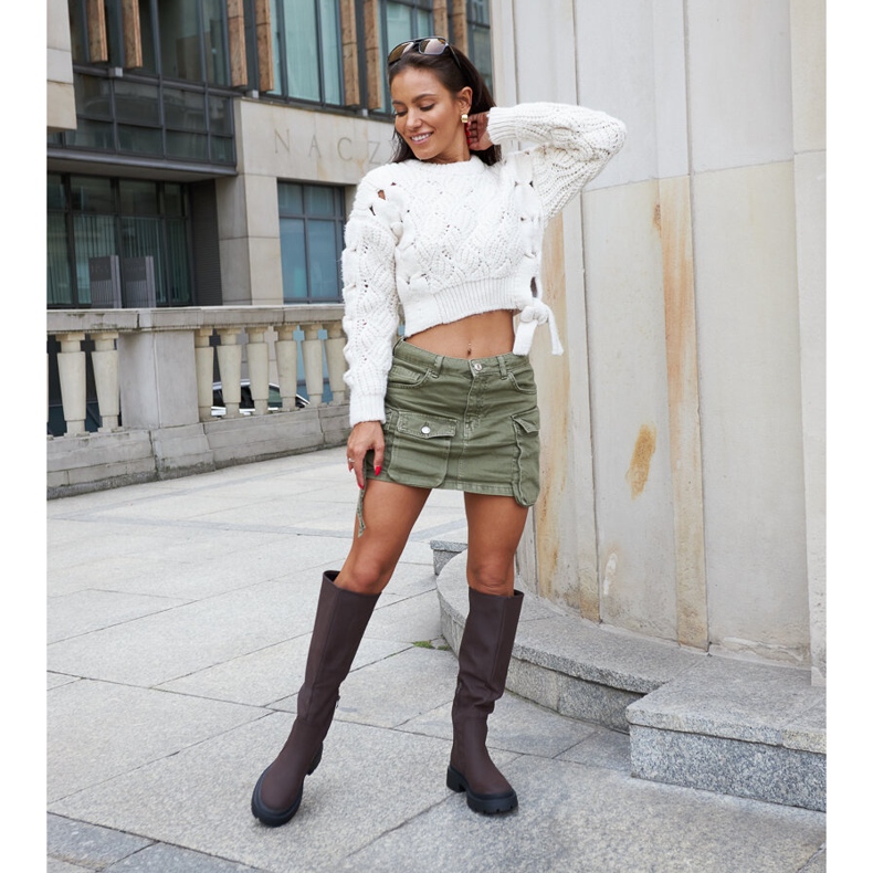 Smeđe mat klasične Edwards čizme smeđa 1