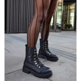 Inna Crne klasične izolirane gležnjače Concordia crna 2