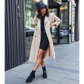 Crne gležnjače s ukrasnom narukvicom crna 1