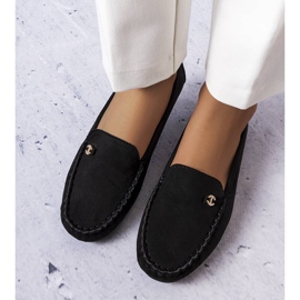 BM Crne mokasine s kožnim potplatom iz Verrilla crno 2