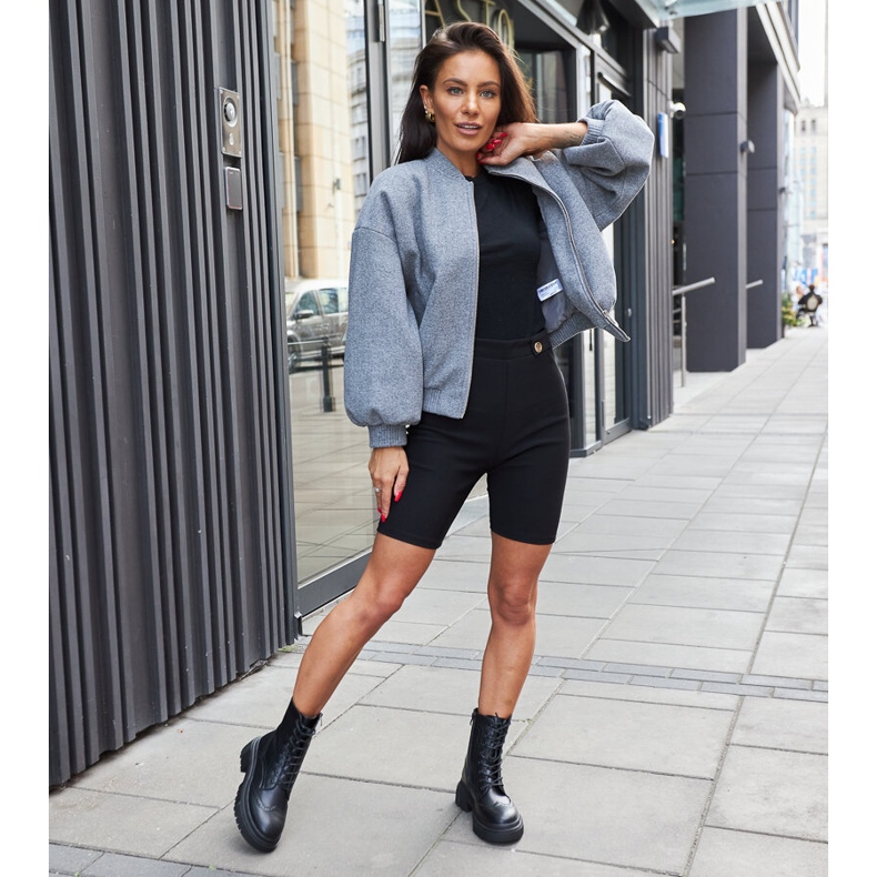 Crne čizme ukrašene Nicla šavovima crna 1