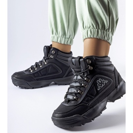 Crne visoke tople cipele Kappa 242968 Shivoo crno 1