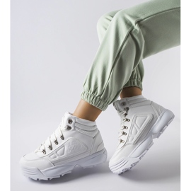 Bijele visoke tople cipele Kappa 242968 Shivoo bijela 1