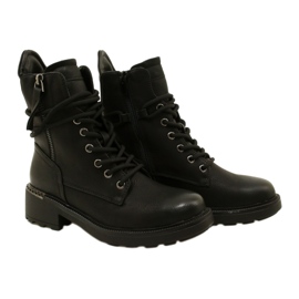 Evento Ženske visoke čizme s patentnim zatvaračem crnim 21BT35-4226 crno 5