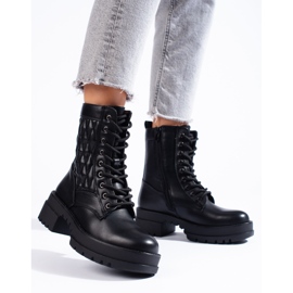 Ženske torbe s gornjim dijelom na volane crna 1