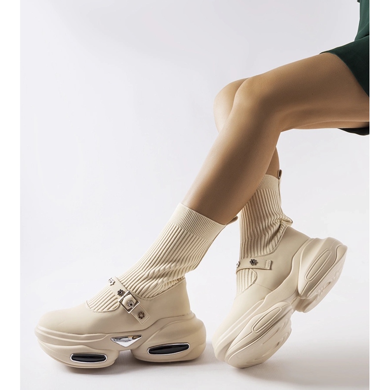 Krem gležnjače s gornjim dijelom od Ivana bež 1