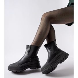 Crne gležnjače sa sportskim potplatom Ermanno crna 1