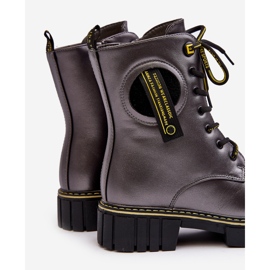 News Dječje izolirane trapper čizme sive Iomare siva 1