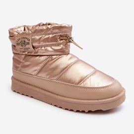 Ženske izolirane čizme za snijeg Lee Cooper LCJ-23-44-1965L bež zlatni 1