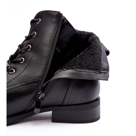 Klasične kožne ženske izolirane čizme S.Barski HY75-10 crne crna 1