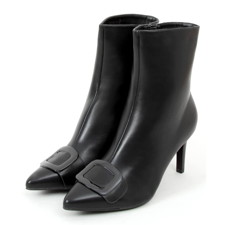 Čizme na stiletto petu Etna Black crno 2