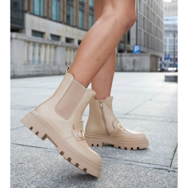 Tamno bež gležnjače sa Sailetto štitnikom 2