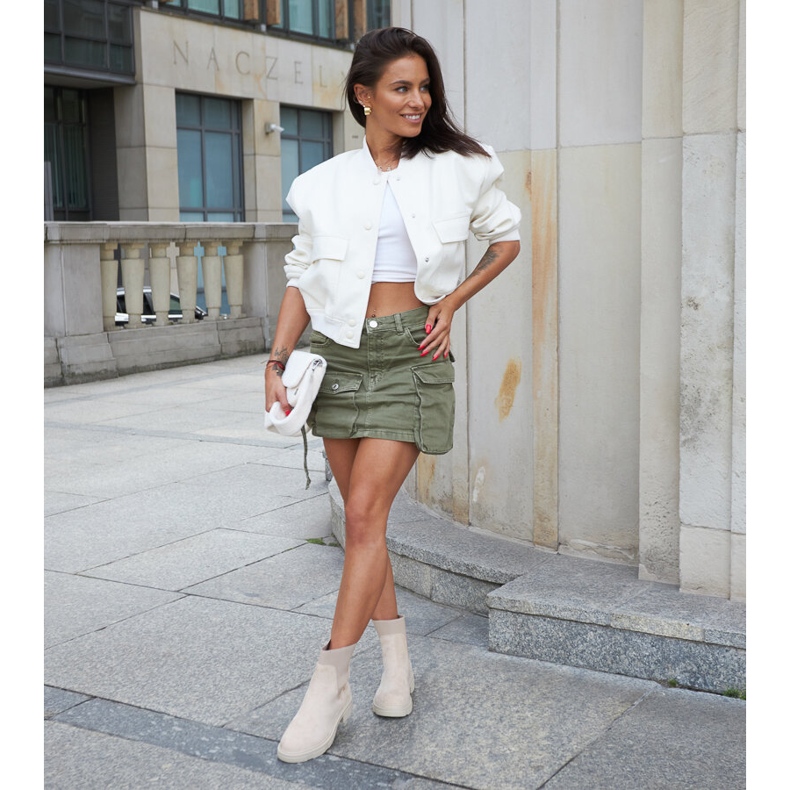 Inna Bež gležnjače slip-on marke Adalrico 1