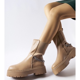 Bež gležnjače ukrašene Guglielmo lancem 1